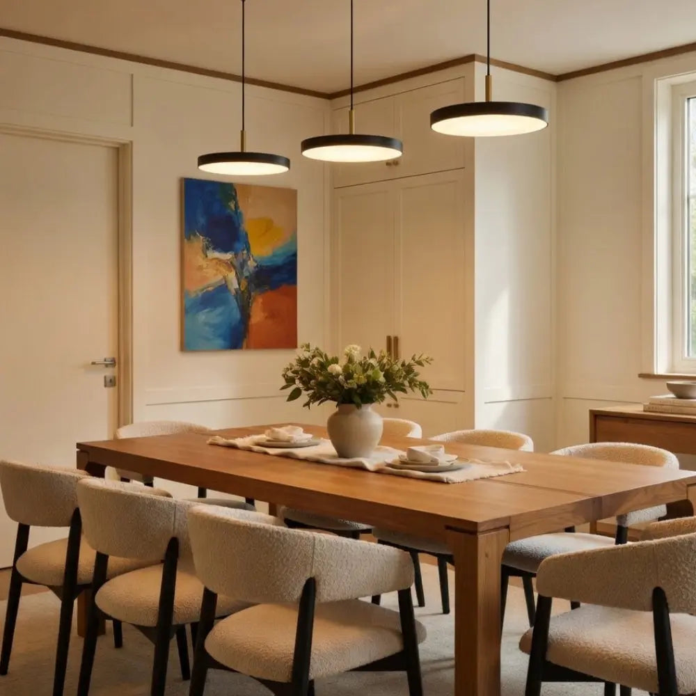 Lampe Suspension Pour Cuisine - Disque Flottant | Orlena -  |   Delvanie