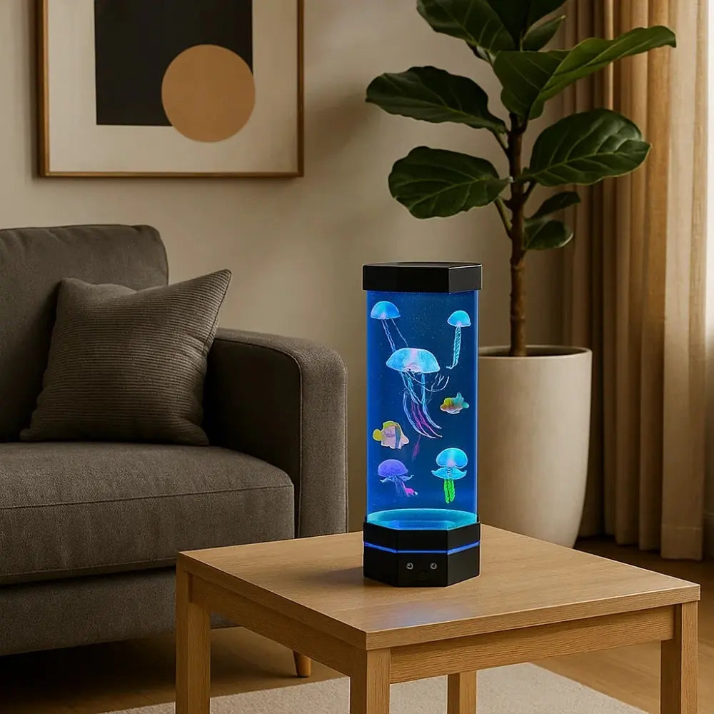 Lampe a lave meduse - Vagues Lumineuses | Oceana -  |   Delvanie