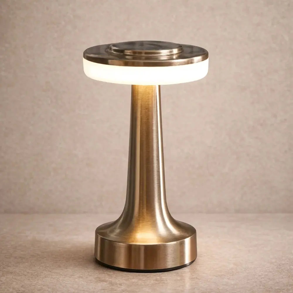 Lampe de Table LED - Halo Tactile Moderne | Lunarya -  |   Delvanie