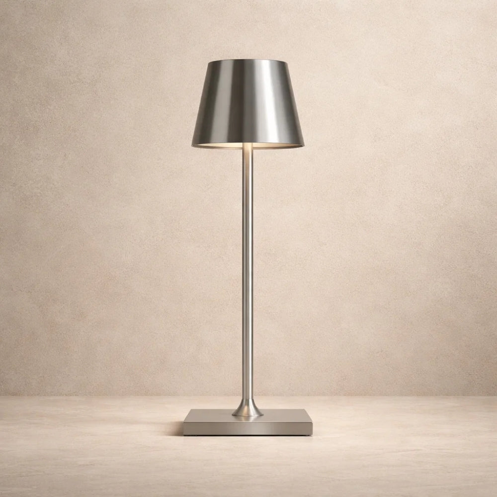 Lampe de Table LED Sans Fil - Élégance Japandi Discrète | Lysora -  |   Delvanie