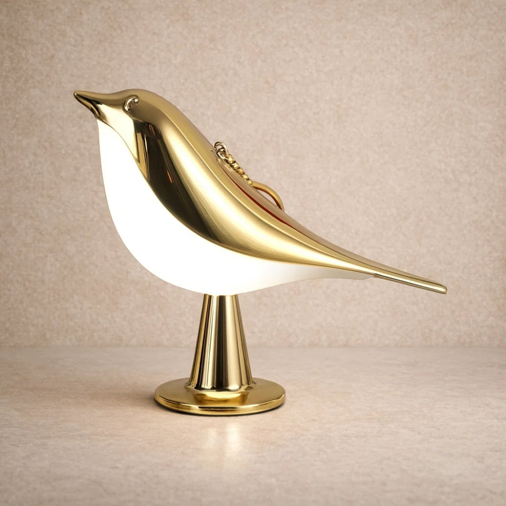Lampe de Table Sans Fil Rechargeable - Oiseau Sculptural Nomade | Aurelya -  |   Delvanie