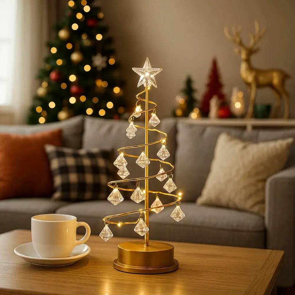 Lampe de Table <br> Sapin de Noël | Sylas | Delvanie