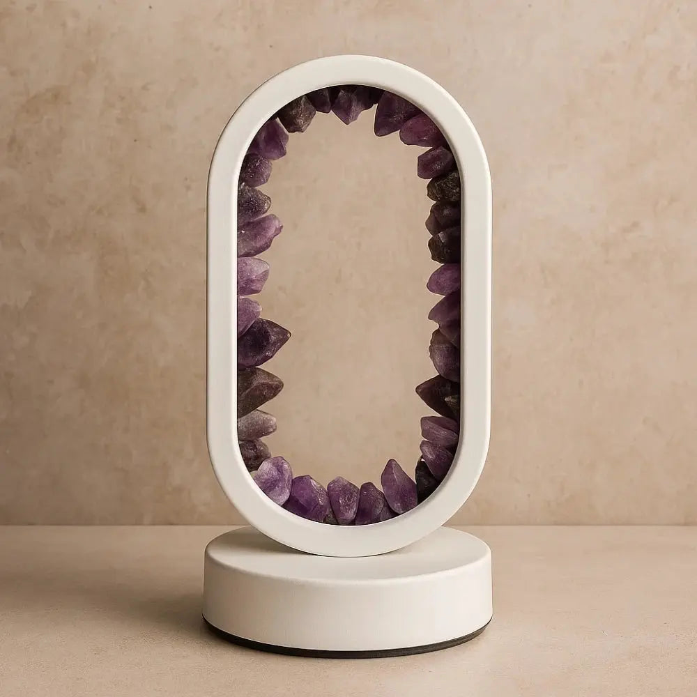 Lampe Cristal <br> Sérénité Améthyste | Auralight | Delvanie
