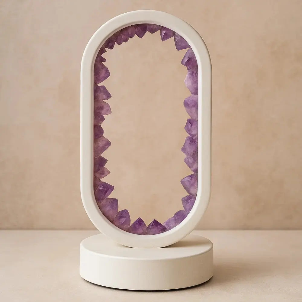 Lampe Cristal <br> Sérénité Améthyste | Auralight | Delvanie
