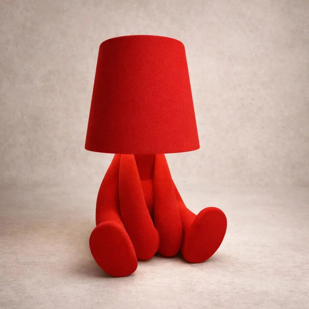 Lampe De Table Sans Fils - Sculpture Penseur Doré | Aurolyn