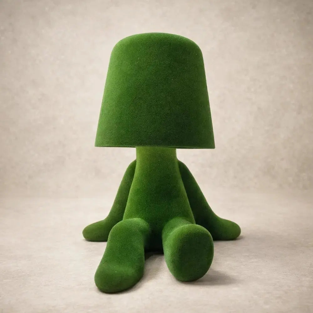 Lampe De Table Sans Fils - Sculpture Penseur Doré | Aurolyn