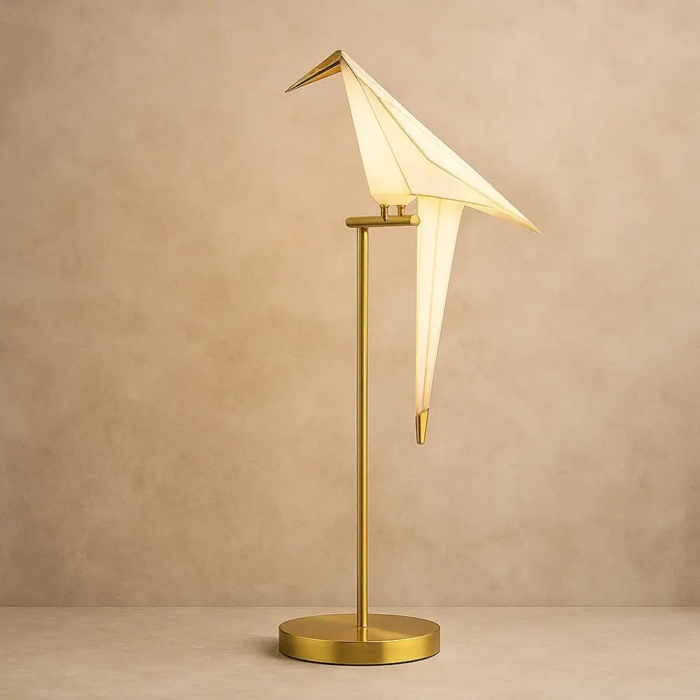 Lampe Design <br> La lumière perchée | Origami | Delvanie