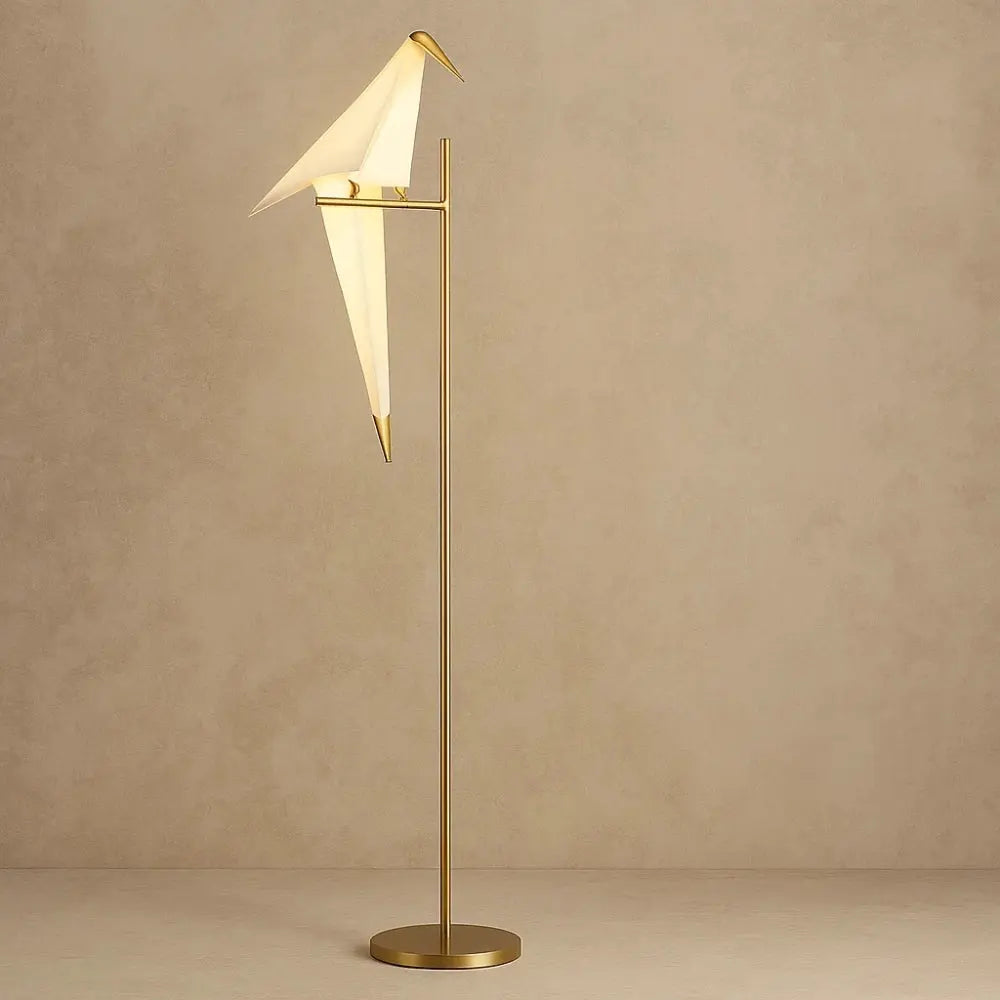 Lampe Design <br> La lumière perchée | Origami | Delvanie