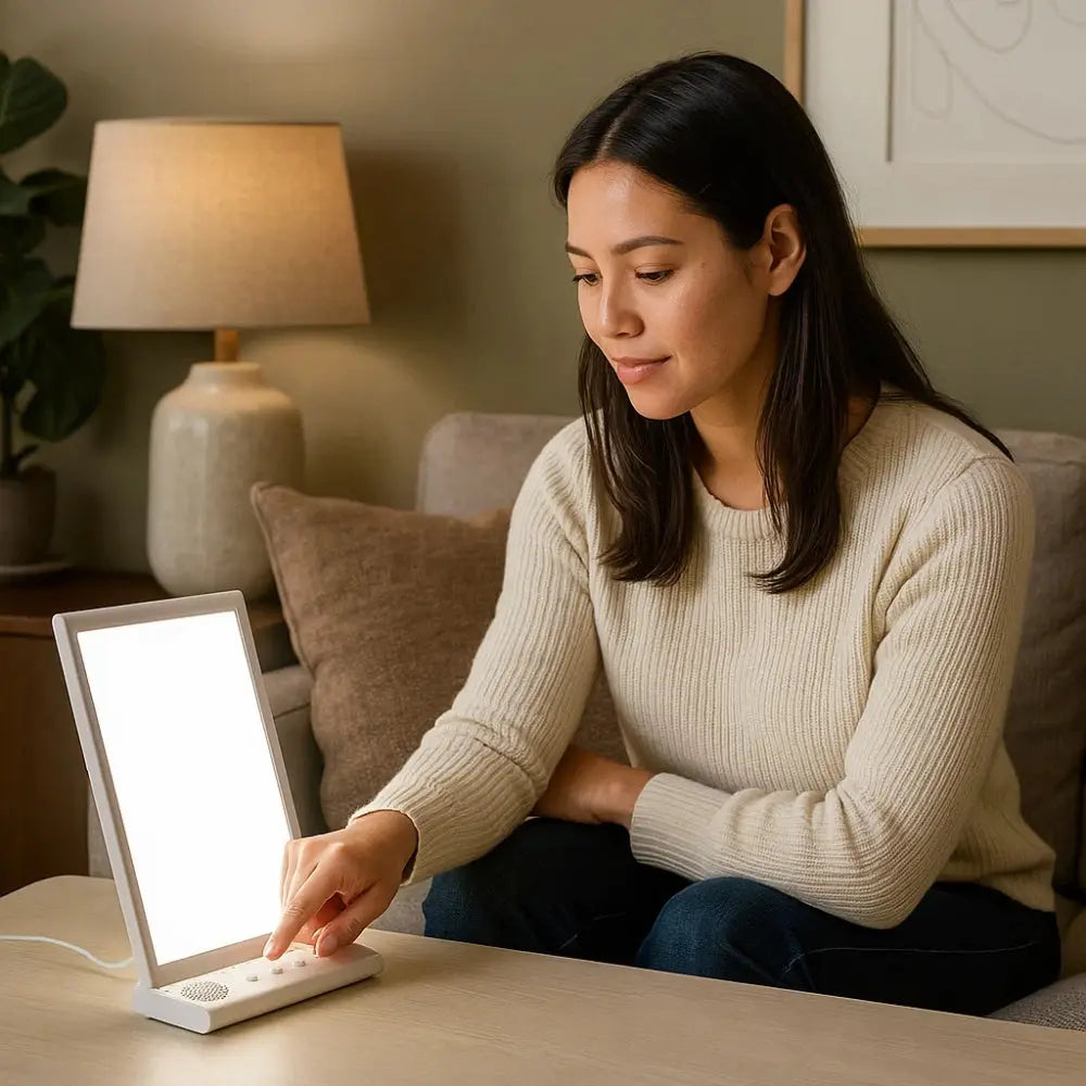 Lampe Luminothérapie 10000 Lux - Jour Nordique Réconfortant | Luxévia -  |   Delvanie