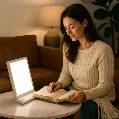 Lampe Luminothérapie 10000 Lux - Jour Nordique Réconfortant | Luxévia -  |   Delvanie