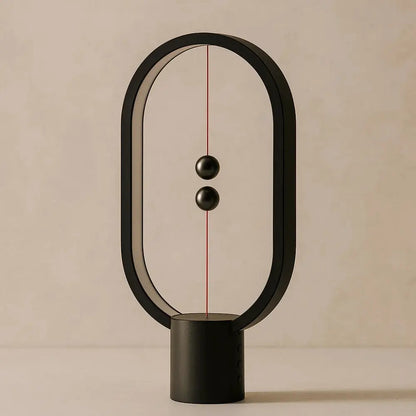 Lampe Magnétique - Lumière Futuriste | Magnetra - Noir |   Delvanie