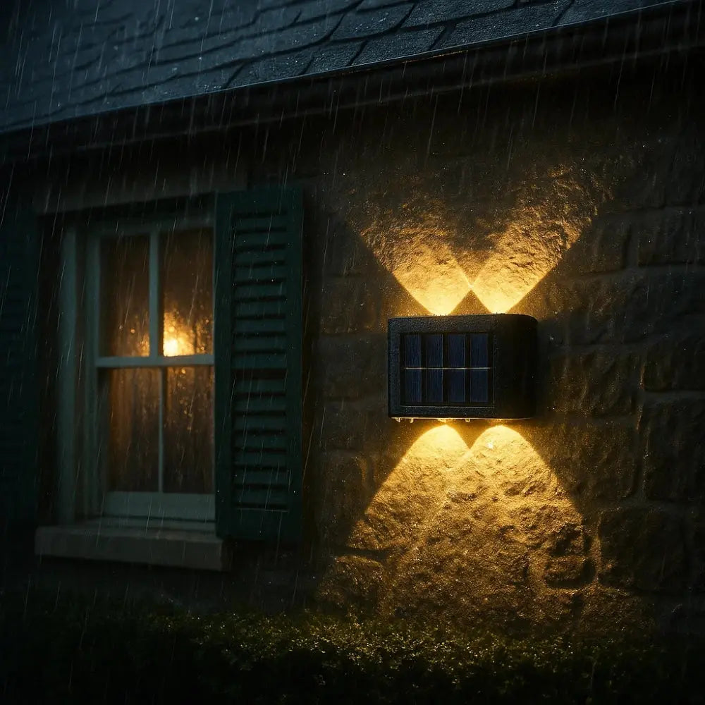 Applique Extérieur Solaire <br> Charme de Nuit | Lumora | Delvanie