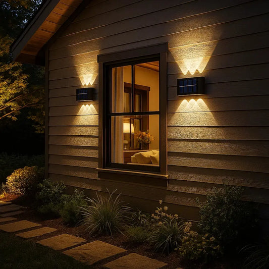 Applique Extérieur Solaire <br> Charme de Nuit | Lumora | Delvanie