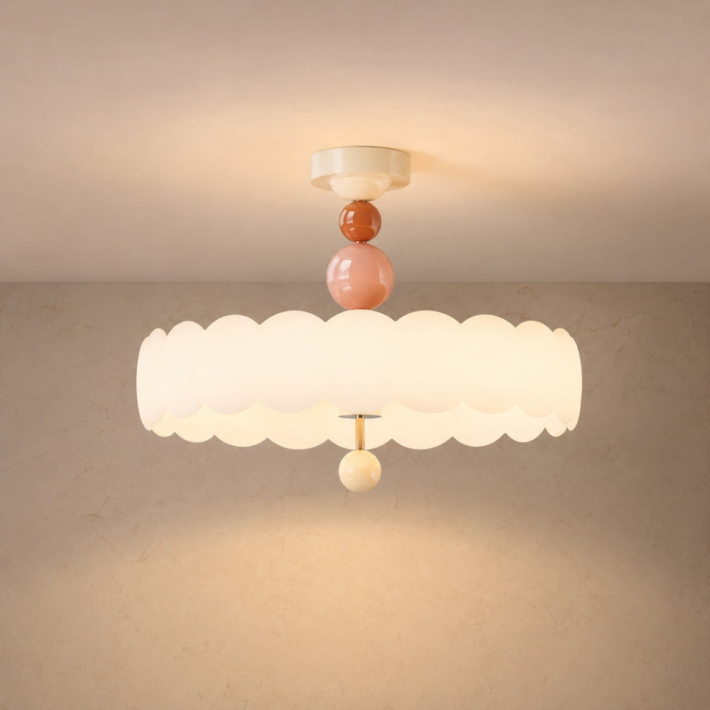 Lampe Plafonnier LED - Nuage Crème Doux | Nuvella