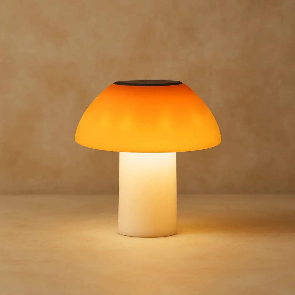 Lampe Jardin Solaire - Champignon Magique Lumineux | Mycelya - Lumière blanche |   Delvanie