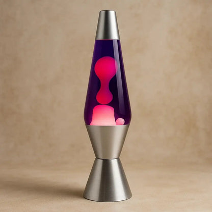 Lampe a Lave - Voyage Lumineux | Geysera - Eau violette rouge |   Delvanie