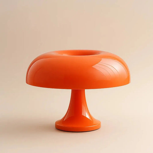 Lampe Champignon Orange <br> Lueur Rétro | Orla | Delvanie