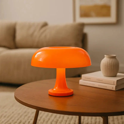 Lampe Champignon Orange - Lueur Rétro | Orla -  |   Delvanie