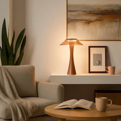 Lampe De Table Led - Cristal Sans Fil Étincelant | Crystalia -  |   Delvanie