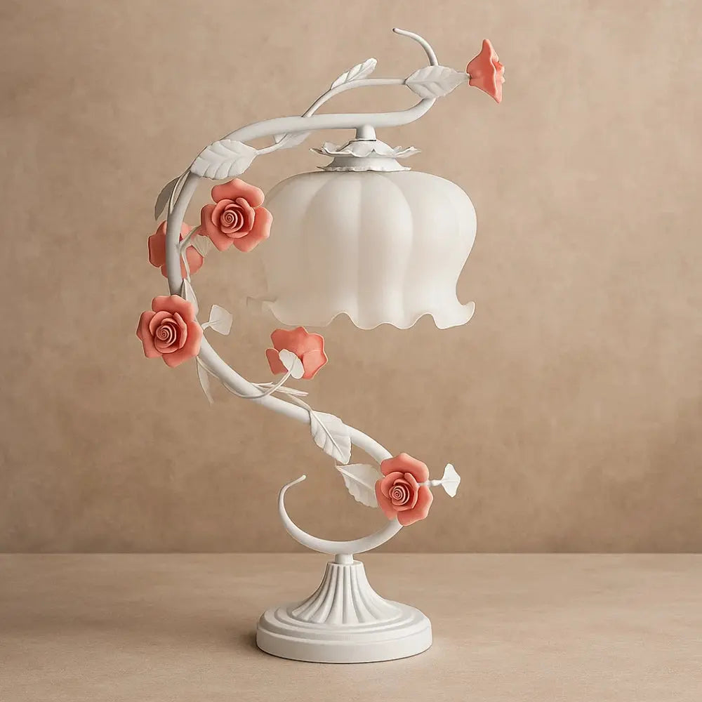 Lampe de Table <br> Charme Floral | Roselux | Delvanie