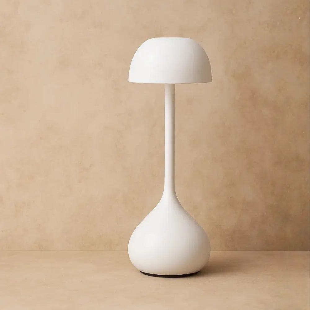 Lampe de Bureau LED - Champi Lumineux | Mushara - Blanc |   Delvanie