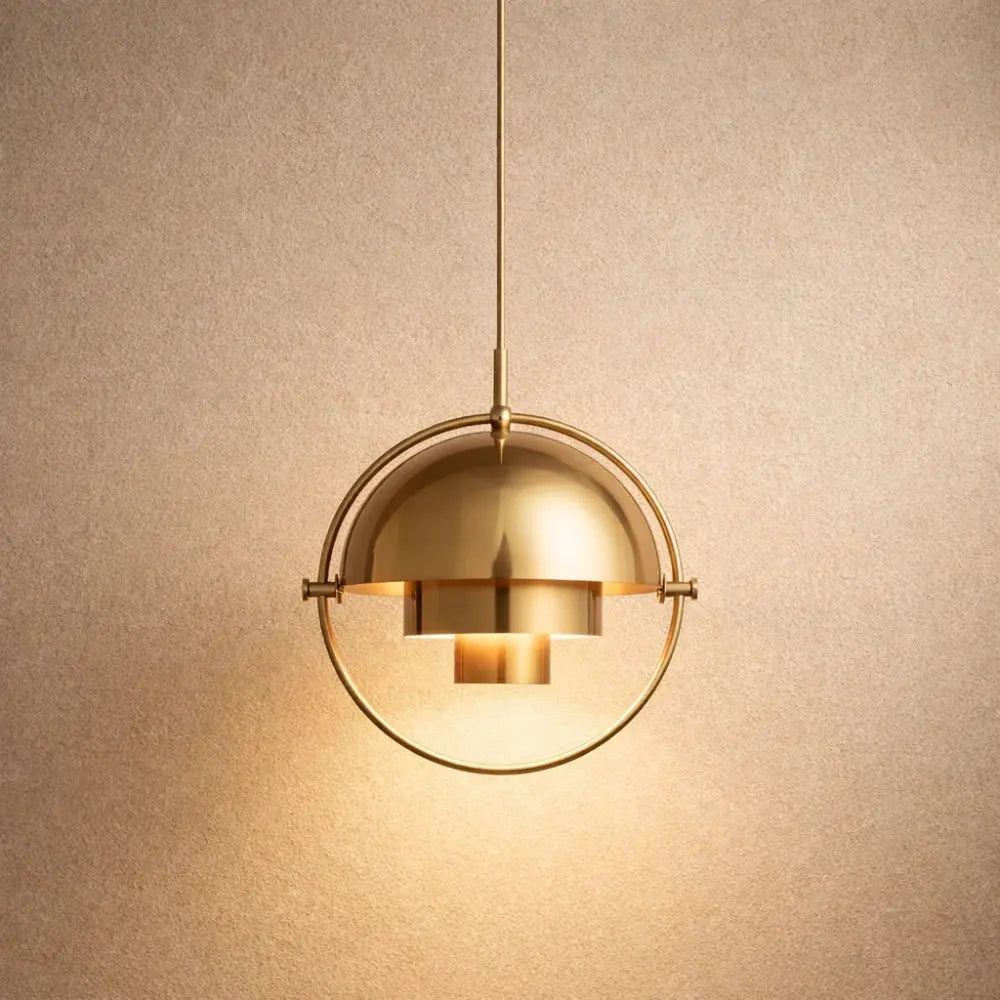 Lampes Suspensions - Dôme Pivotant Doré | Lunvex -  Suspension luminaire Delvanie