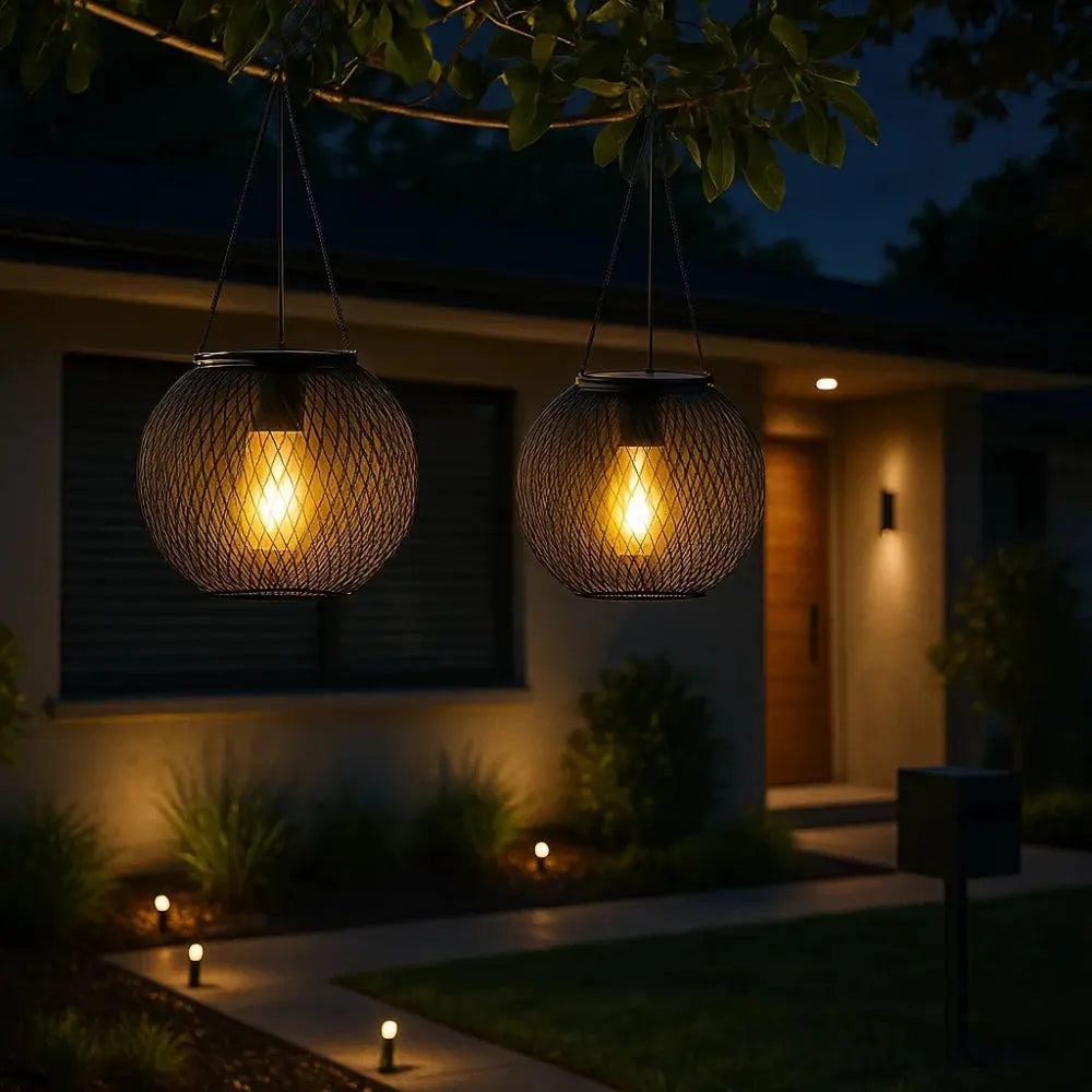 Lanterne Exterieur Suspendu - Halo Tressé | Ortinyx -  |   Delvanie