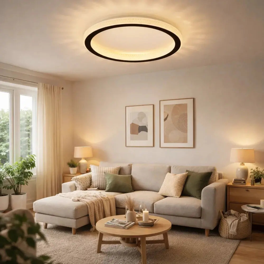 Led Plafond - Halo Solaire Luxueux | Calyra -  |   Delvanie