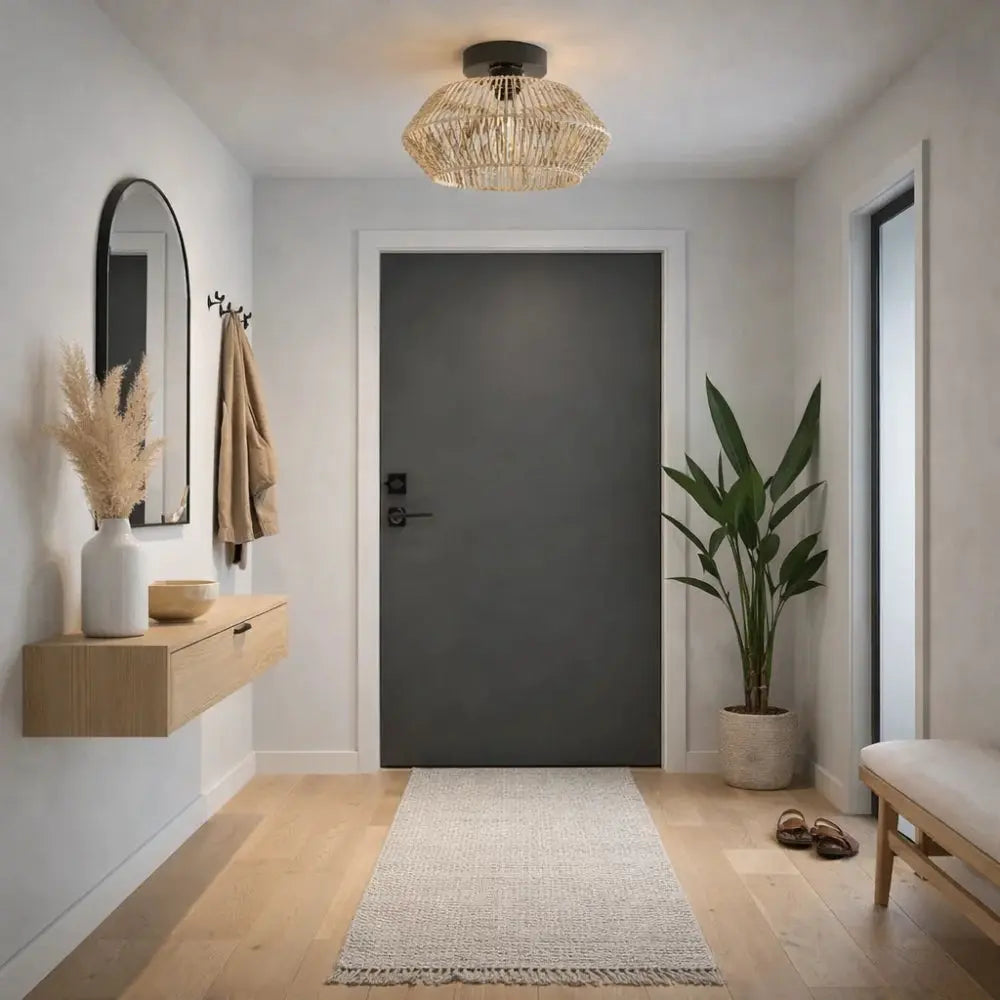 Led Plafonnier - Tissage Bohème Lumineux | Calenya -  |   Delvanie