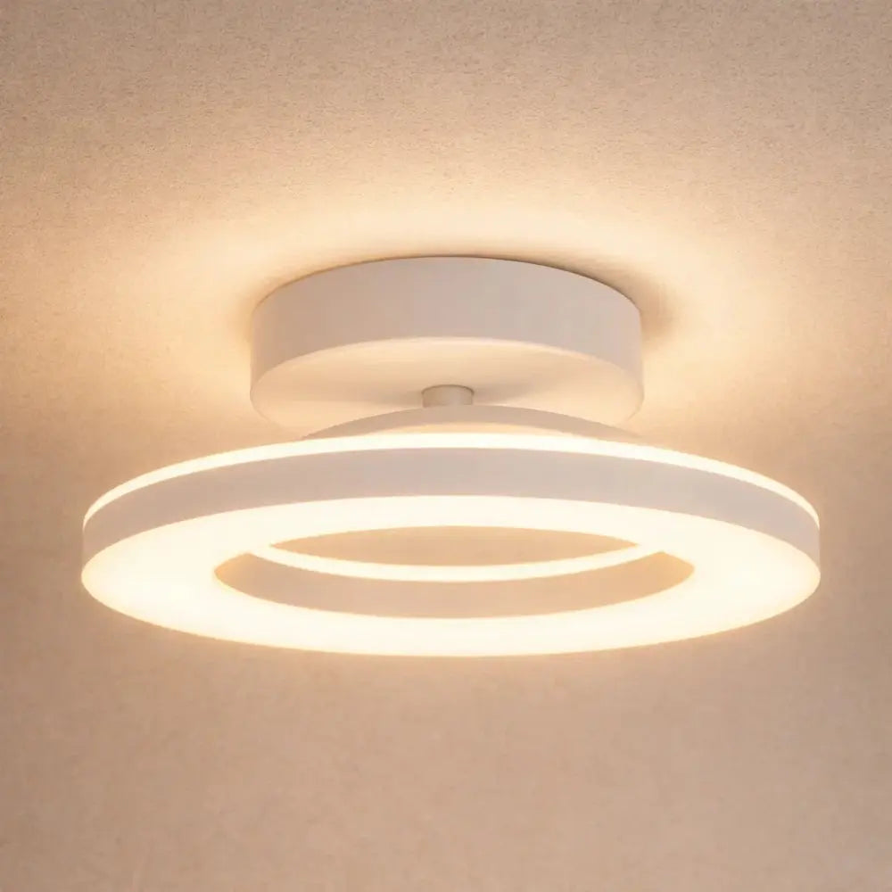 Lumière Plafond - Anneau Doré Flottant | Lyséa -  |   Delvanie