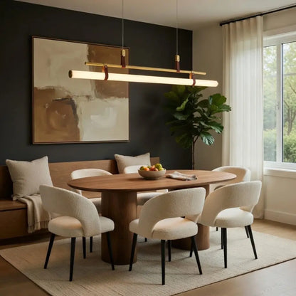 Luminaire Salle À Manger - Ligne Architecturée | Elvara -  |   Delvanie