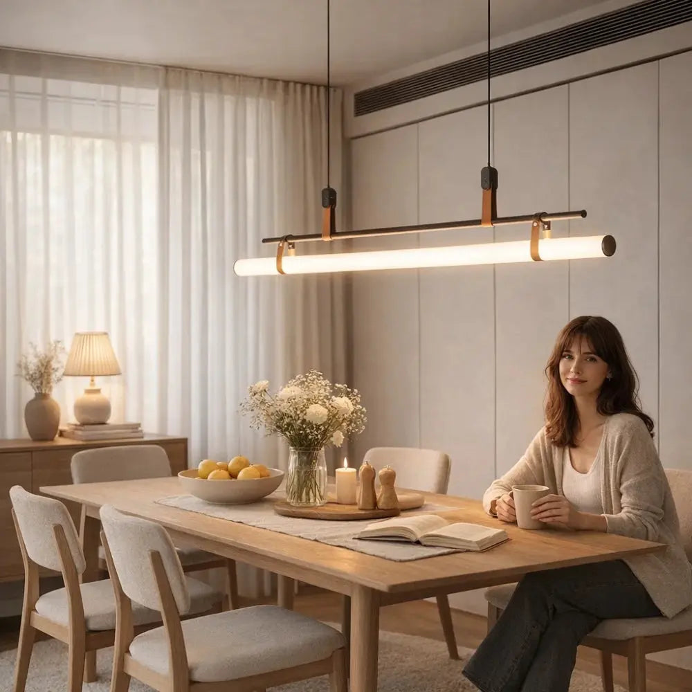 Luminaire Salle À Manger - Ligne Architecturée | Elvara -  |   Delvanie