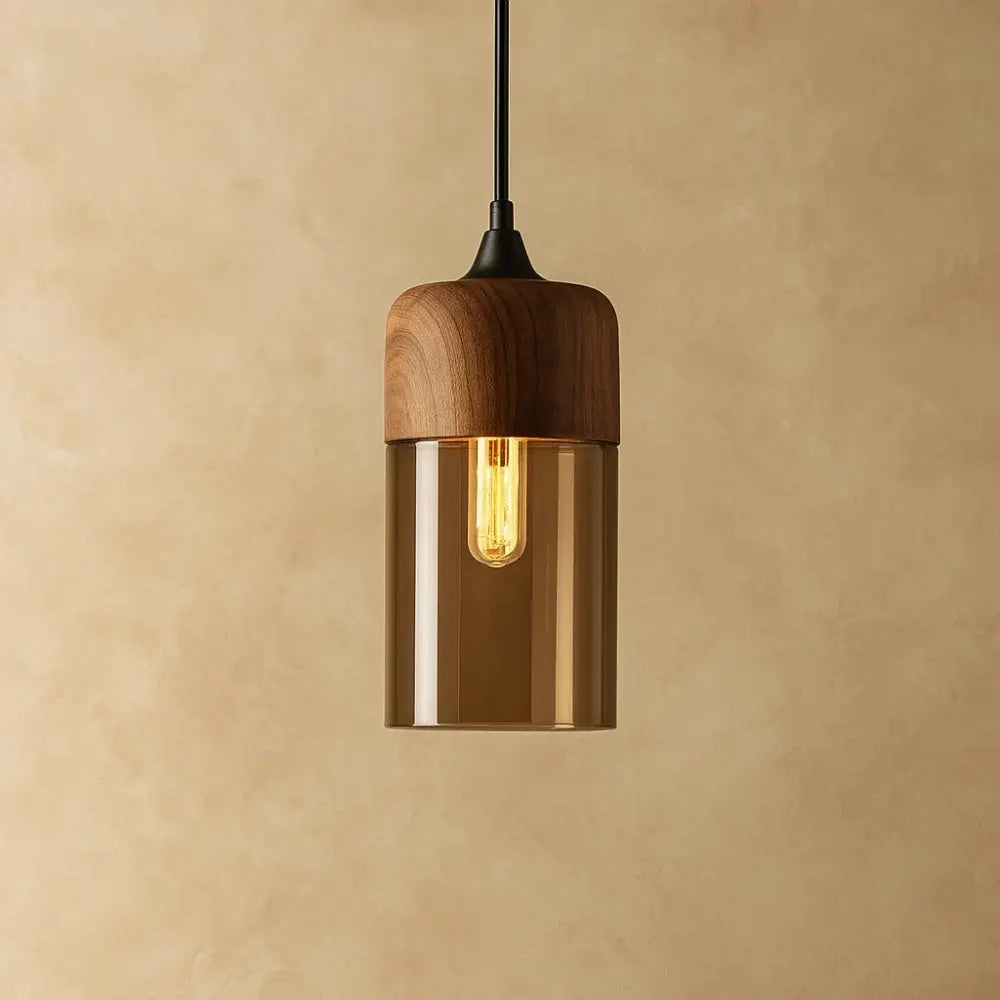 Luminaire en bois suspension - Aura Naturelle | Norwën - Aureo |   Delvanie