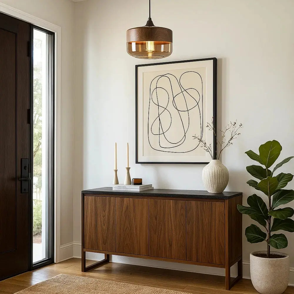 Luminaire en bois suspension - Aura Naturelle | Norwën -  |   Delvanie