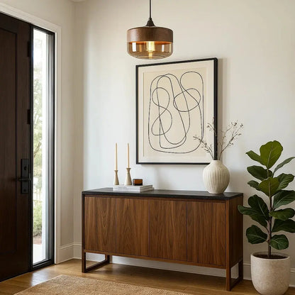 Luminaire en bois suspension - Aura Naturelle | Norwën -  |   Delvanie