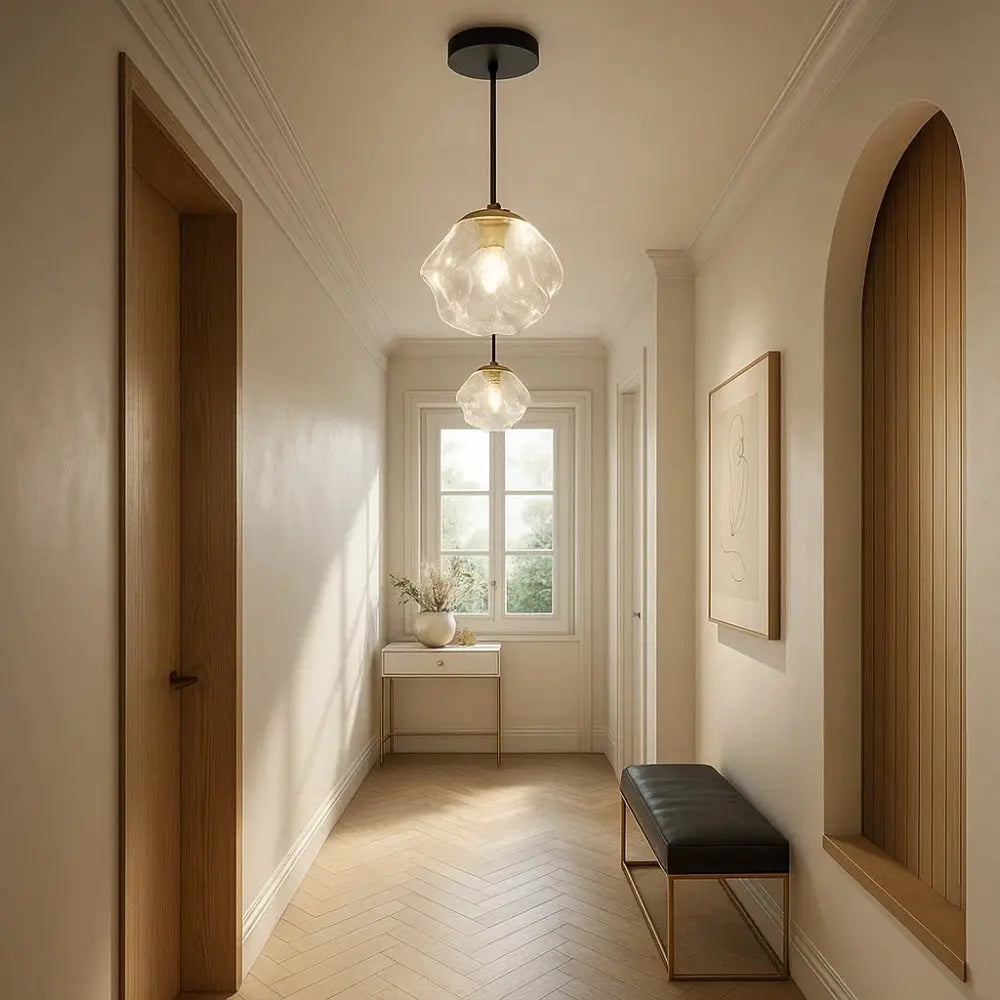 Suspension Luminaire Design - Halo Acrylique Raffiné | Luméor -  |   Delvanie