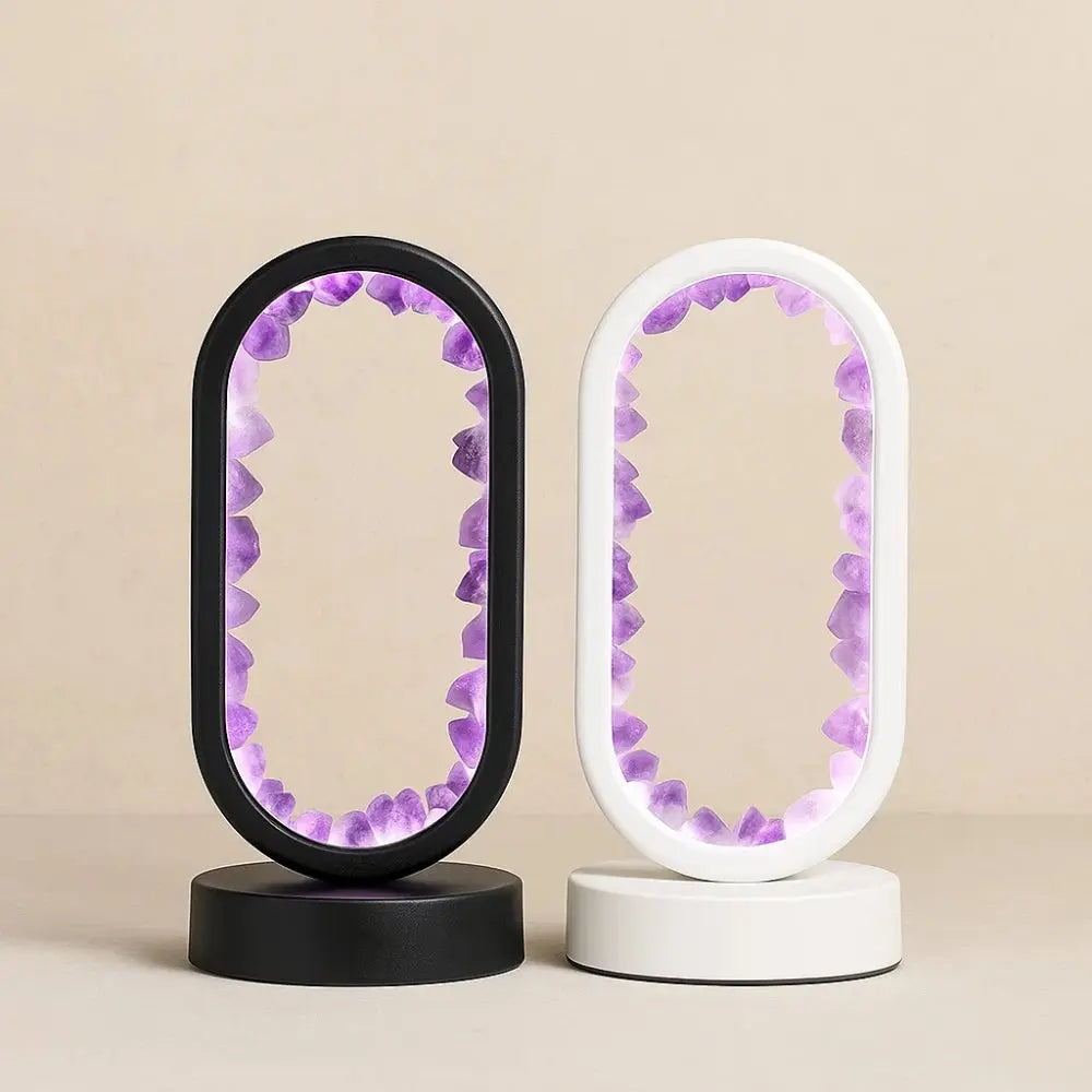 Lampe Cristal <br> Sérénité Améthyste | Auralight | Delvanie