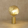 Lampe de Table Sans Fil - Lueur Spatiale | Orionis - 43cm / Or |   Delvanie