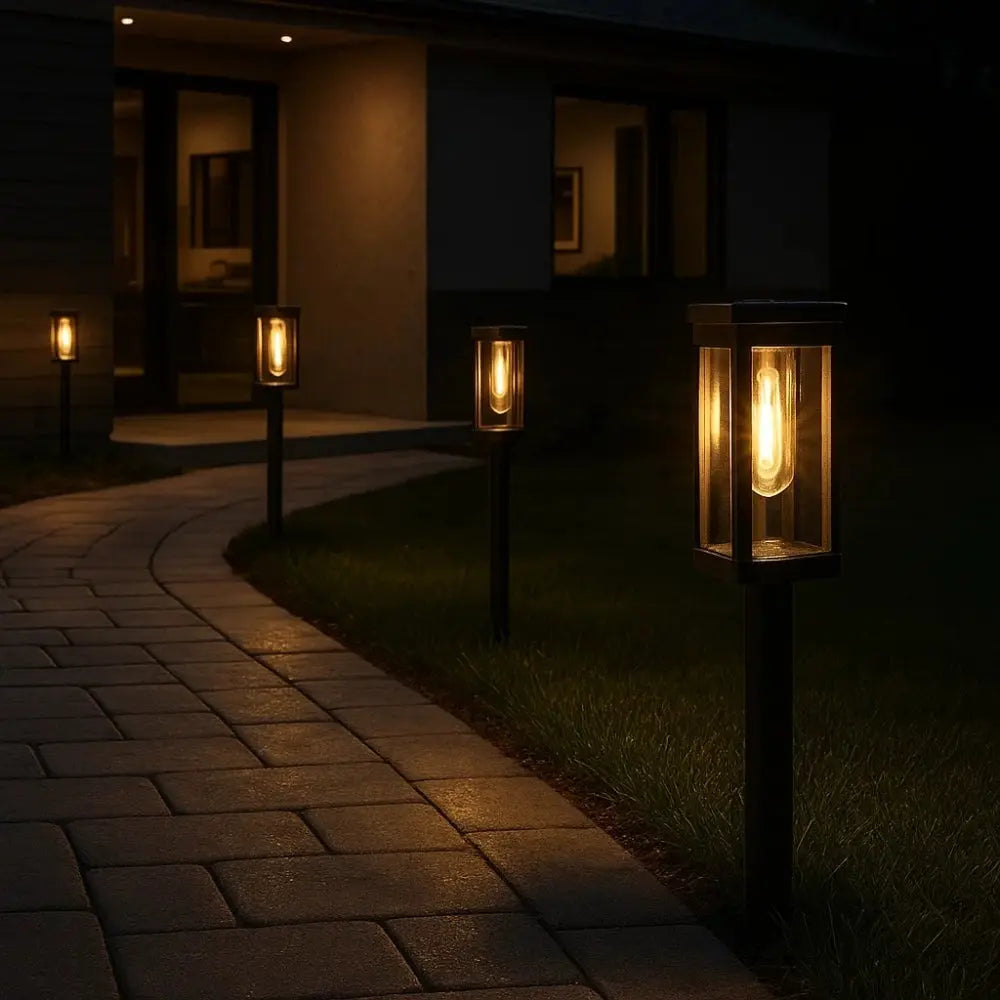 Lampes Exterieur Solaire <br> Lueur Envoûtante | LumiSol | Delvanie