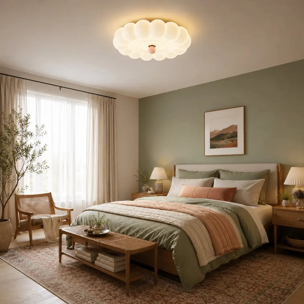 Plafonnier Chambre - Bulles Nuage Romantique | Allora -  Luminaire plafonnier Delvanie