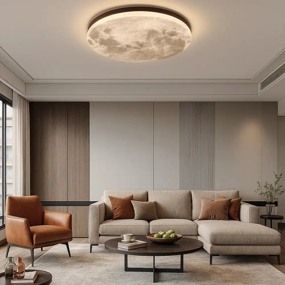 Plafonnier LED <br> Design Lunaire | Celestia -  |   Delvanie