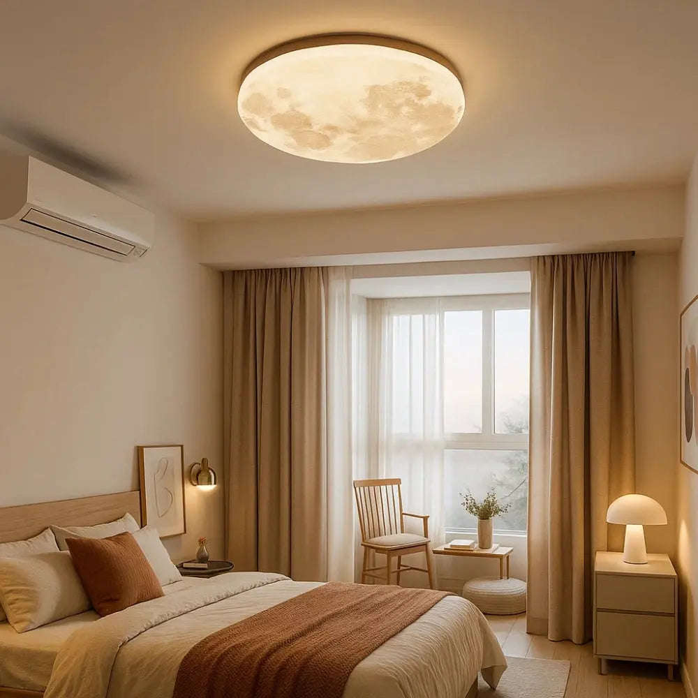 Plafonnier LED <br> Design Lunaire | Celestia -  |   Delvanie