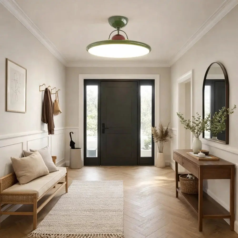 Plafonnier LED pour Salon - Halo Contemporain Doux | Solynor -  |   Delvanie