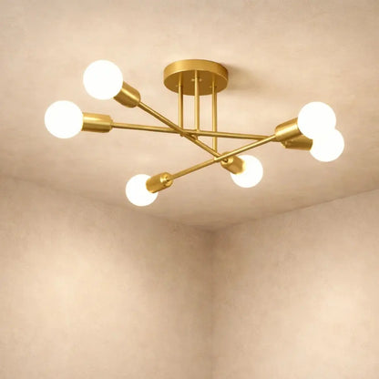 Plafonnier Led Moderne - Cercle Métal Contemporain | Lumaeris -  |   Delvanie