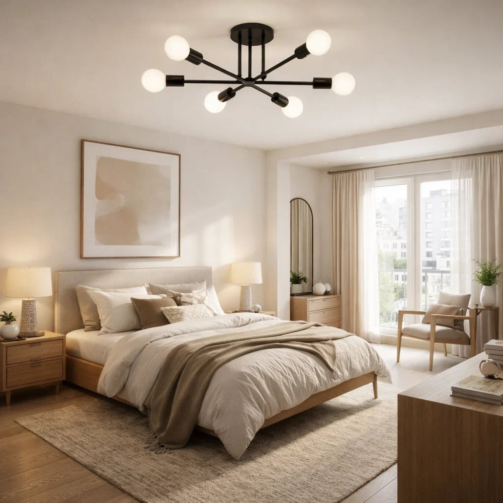 Plafonnier Led Moderne - Cercle Métal Contemporain | Lumaeris -  |   Delvanie