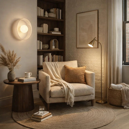 Plafonnier Luminaire Led - Halo Solaire Contemporain | Heliora -  |   Delvanie