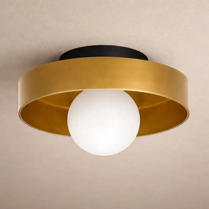 Plafonnier Luminaire Led - Halo Solaire Contemporain | Heliora -  |   Delvanie