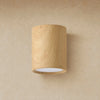 Plafonnier spot cylindrique Chêne Clair, Ø 14 cm, monté en saillie