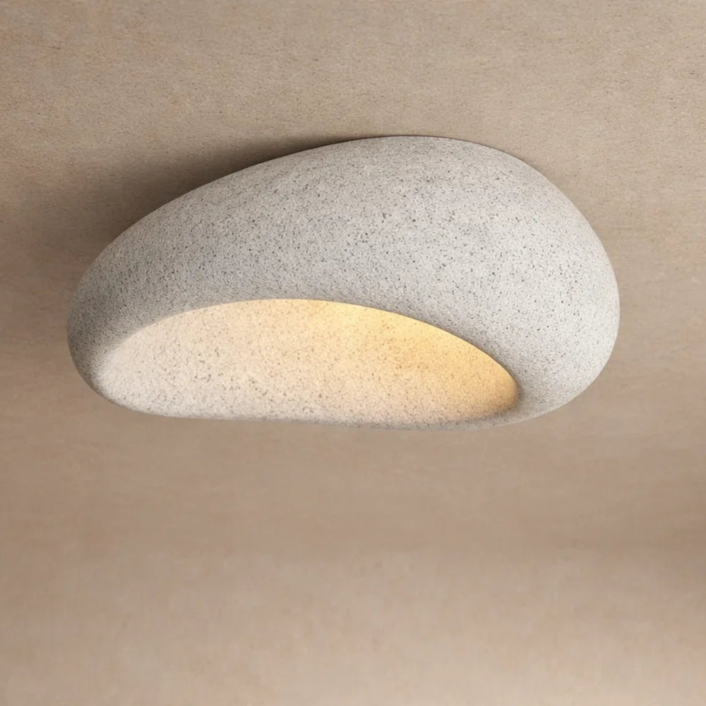 Plafonnier à led - Épure Wabi-Sabi | Miyoka -  |   Delvanie