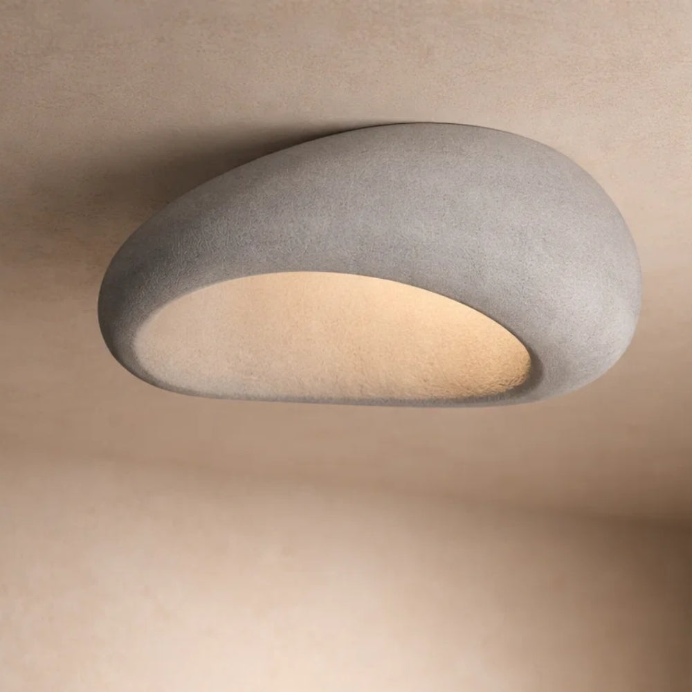 Plafonnier à led - Épure Wabi-Sabi | Miyoka -  |   Delvanie